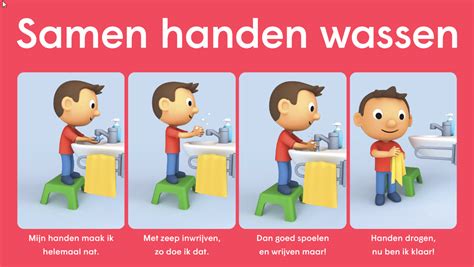 Samen Handen Wassen Poster Downloadbaar Lesmateriaal Klascement