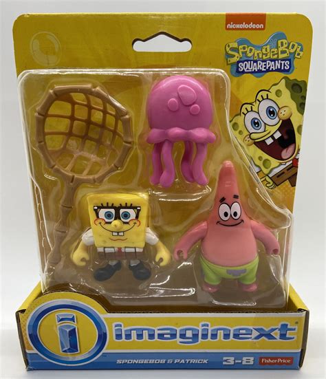 Imaginext Spongebob Squarepants And Patrick With Jellyfish 2 Pack