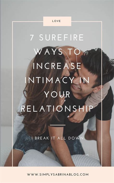 7 Surefire Ways To Boost Intimacy In Your Relationship Hey Simply Beauty And Lifestyle Blog