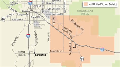 Vail Unified School District Map