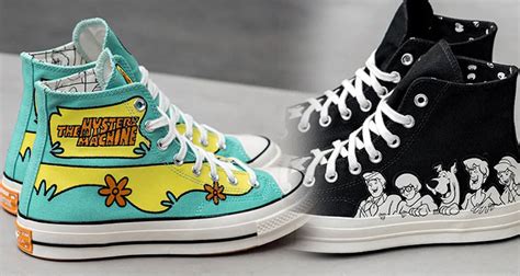 Converse Lança Tênis Do Scooby Doo Moda Para Homens