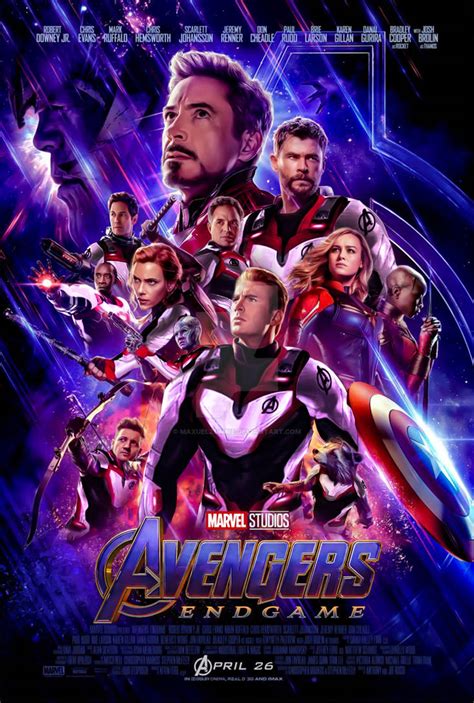 Avengers Endgame Poster W Quantum Suits By Maxuelzombie On Deviantart
