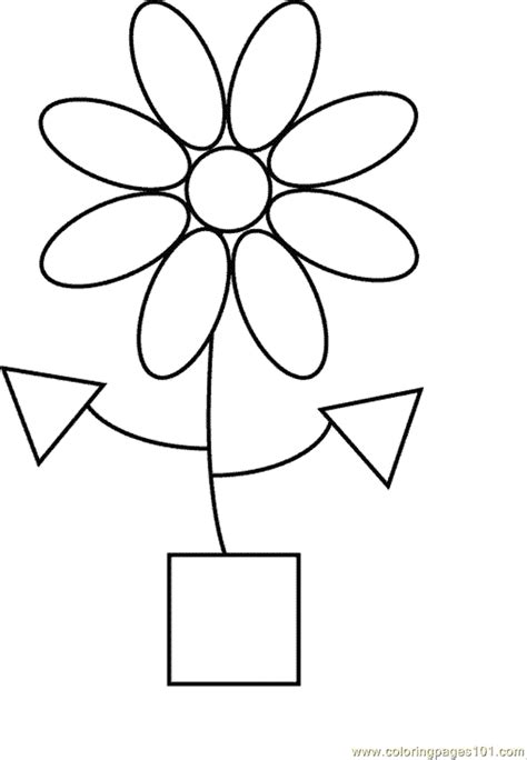80+ printable shape coloring pages. Shape Coloring Page 16 Coloring Page - Free Shapes ...