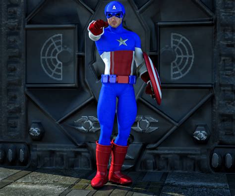 Cap America 2015 2nd Skin Textures For M4 By Hiram67 On Deviantart