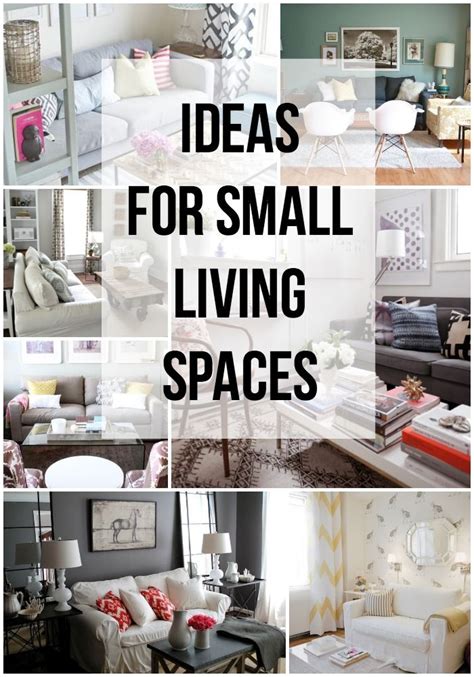 IDEAS For Small Living Spaces Small Space Living Space Decor Home Diy