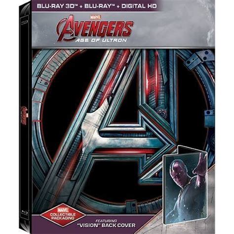 Avengers Age Of Ultron Steelbook Blu Ray 3dblu Raydigital Hd