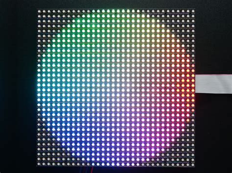Combine panels in any design that matches your personal style. 32×32 RGB LED Matrix Panel — 5mm Pitch | Raspberry Pi в ...