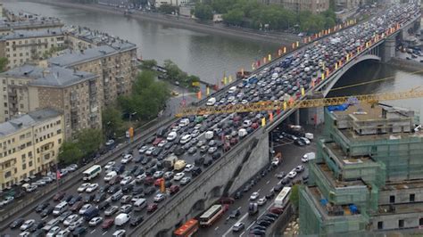 Moscow And St Petersburg Lead Europe In Traffic Jams