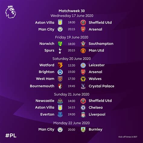 Premier League Fixtures All Premier League Fixture Changes In January