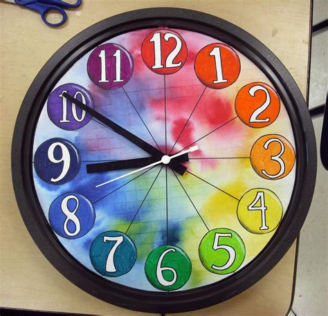 Color Wheel Clock By Brandondanielart On Deviantart