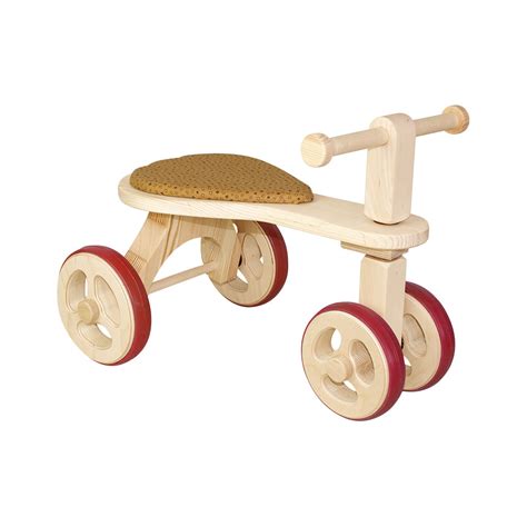 Childrens Wooden Tricycle Wooden Toy Bike Ride On Toys