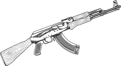 Ak 47 Vector Art Icons And Graphics For Free Download