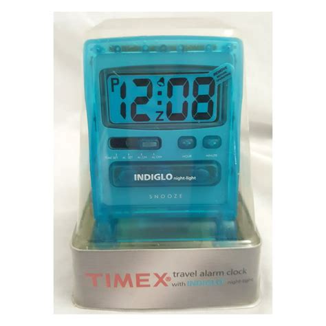 Timex 3471t Travel Alarm Clock With Indiglo Night Light