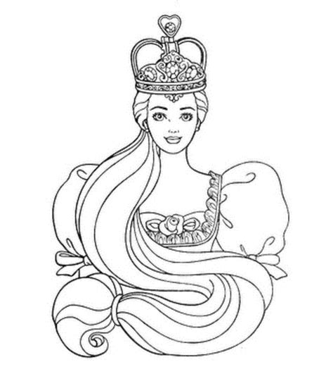 Rapunzel Coloring Pages | Coloring Kids