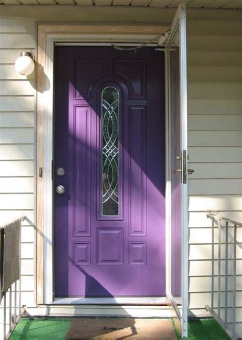 Purple Front Door Meaning Paint Your Door Purple Pretty Purple Door