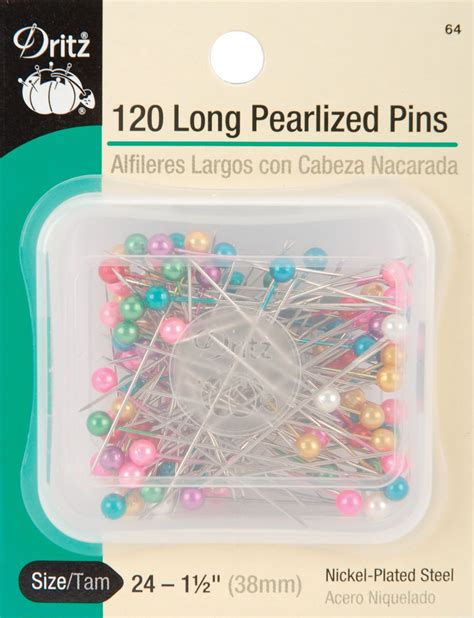 Long Pearlized Pins Size 24 120pkg