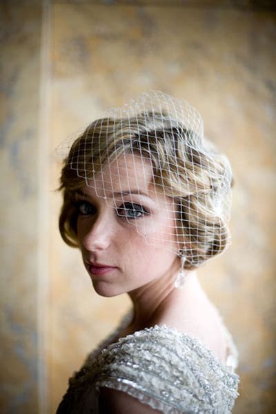 We list out 36 different bridal hairstyles for short hair for you to try out and wear. wedding veils for short hair | Wedding Hairstyles With Veil