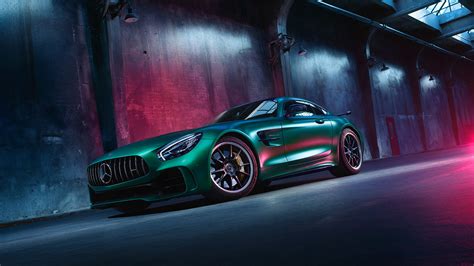 X Green Mercedes Benz Amg Gt K Hd K Wallpapers Images