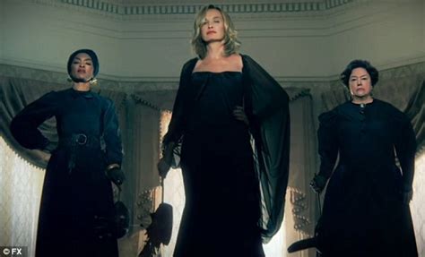 kathy bates and angela bassett find their dark side in american horror story coven in new