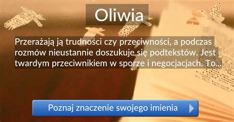 Czy Oliwia Jest Z Mackiem - Oliwia - Znaczenie imienia Oliwia. Poznaj co kryje się pod tym imieniem!