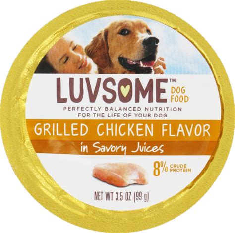 Luvsome dog food is manufactured by the kroger company, which accounts for my lack of. Food 4 Less - Luvsome™ Grilled Chicken Flavor Dog Food, 3.5 oz