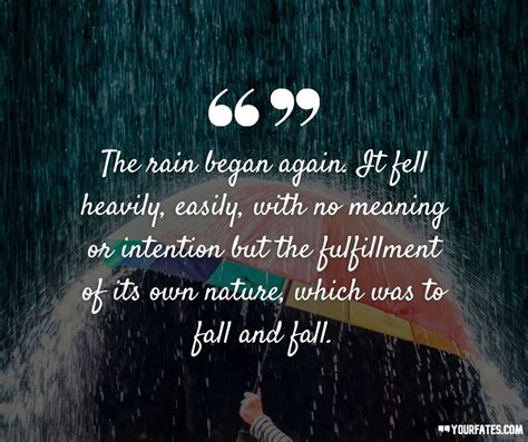 Amazing Rain Quotes That Will Wash Away Stress