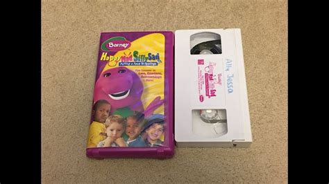Opening And Closing To Barney Happy Mad Silly Sad 2003 Vhs Youtube