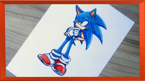 Como Desenhar O Sonic Completo Youtube