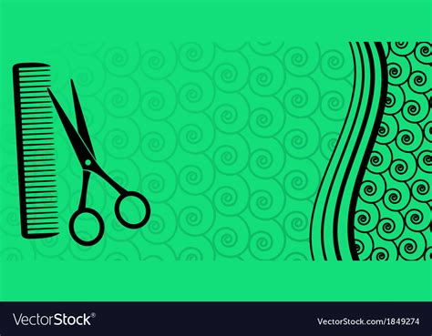Background For Male Hair Salon Royalty Free Vector Image
