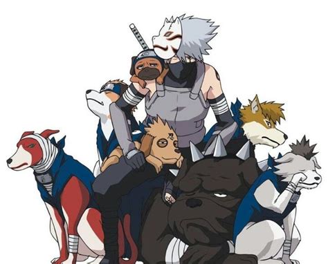 Kakashi And His 8 Ninja Hounds Kakashi Anbu Gaara Wallpaper Naruto