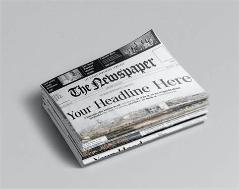 Old Newspaper Template Paperzip Images