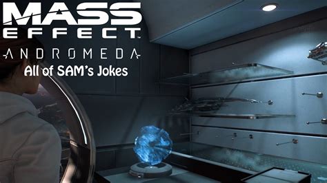 Mass Effect Andromeda All Of Sam S Jokes Youtube