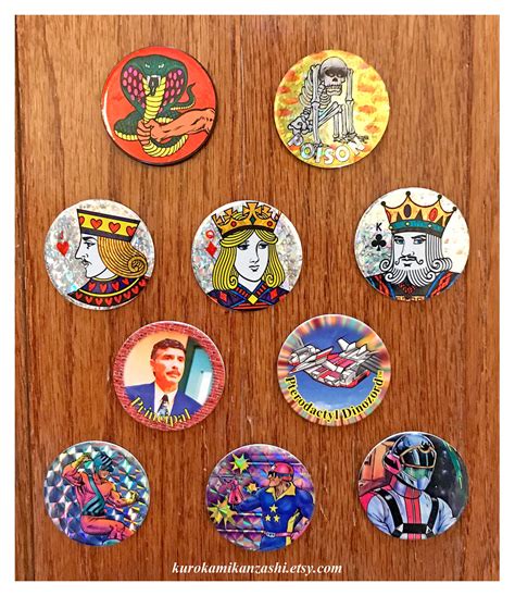Set Of 10 Pogs This Is A Set Of 10 Vintage Pogs From The P Flickr