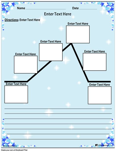 Plot Diagram Portrait Color 1 Storyboard By Worksheet Templates