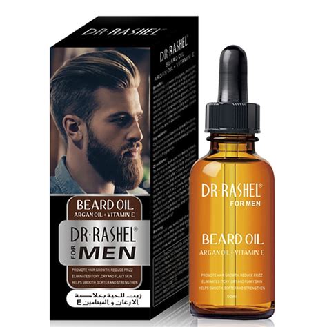 Dr Rashel Beard Oil With Argan Oil Vitamin E For Men 50ml Enhances