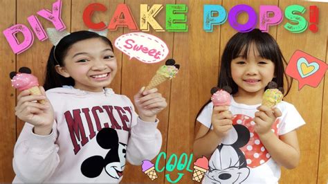 This application is very well suited for you for all. ICE CREAM CONE CAKE POPS with KAYCEE & RACHEL! - YouTube