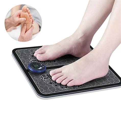 Electric Ems Foot Massager Pad Foot Massage Mat Feet Muscle Stimulator Improve Blood Circulation