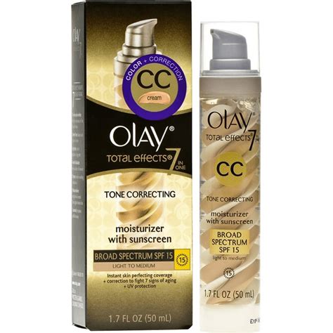 Olay Cc Cream Total Effects Tone Correcting Moisturizer With Sunscreen