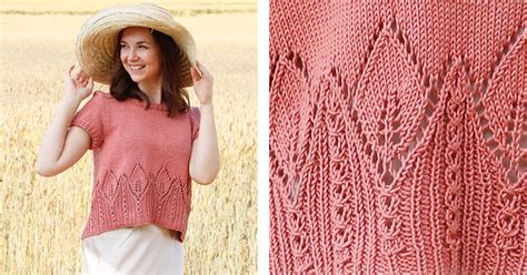 Faraway Dreams Knitted Top Free Knitting Pattern