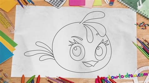 How To Draw Angry Birds Stella My How To Draw