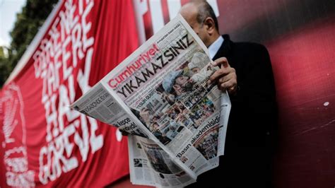 turkey detains cumhuriyet newspaper journalists bbc news
