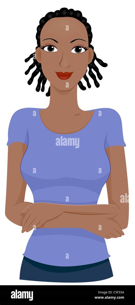 Cartoon Girl Crossed Arms Hi Res Stock Photography And Images Alamy