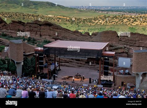 Red Rocks Amphitheater Denver Colorado Stock Photo Alamy