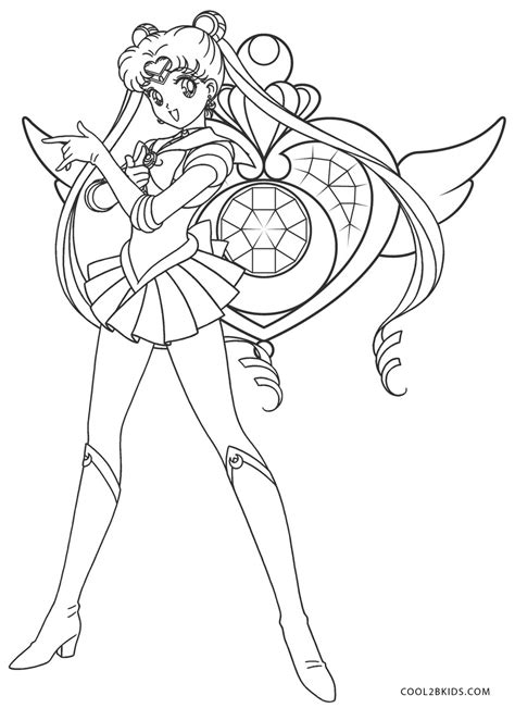 Free Printable Sailor Moon Coloring Pages For Kids