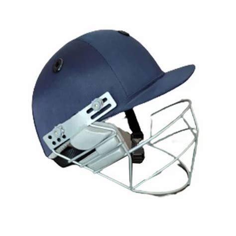 Navy Blue Polypropylene Cricket Batting Helmet For Adults 250gm Size