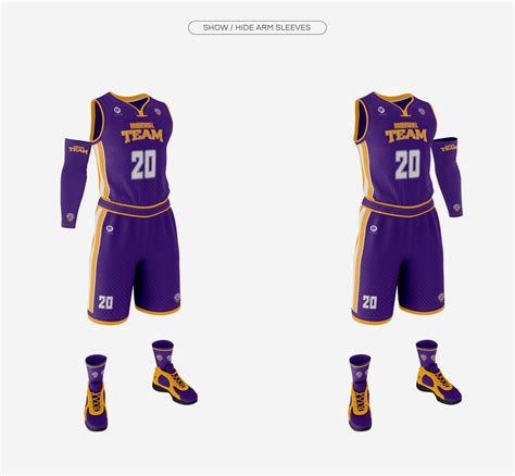 Download Men's Full Basketball Kit Wishbone Collar Jersey Mock u on ...