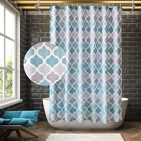 Teal Blue Shower Curtain