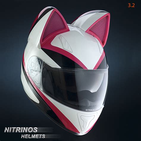 Neko Motorcycle Helmets Featuring Cute Cat Designs Are Purr Fect For