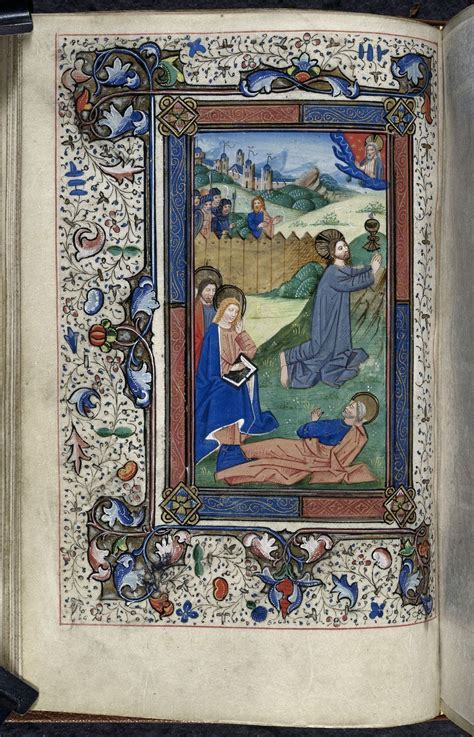 Agony In The Garden Book Of Hours Use Of Sarum And Psalter