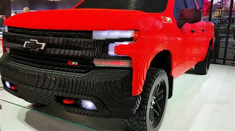 Lego Chevrolet Silverado Displayed At The 2019 Chicago Auto Show Youtube
